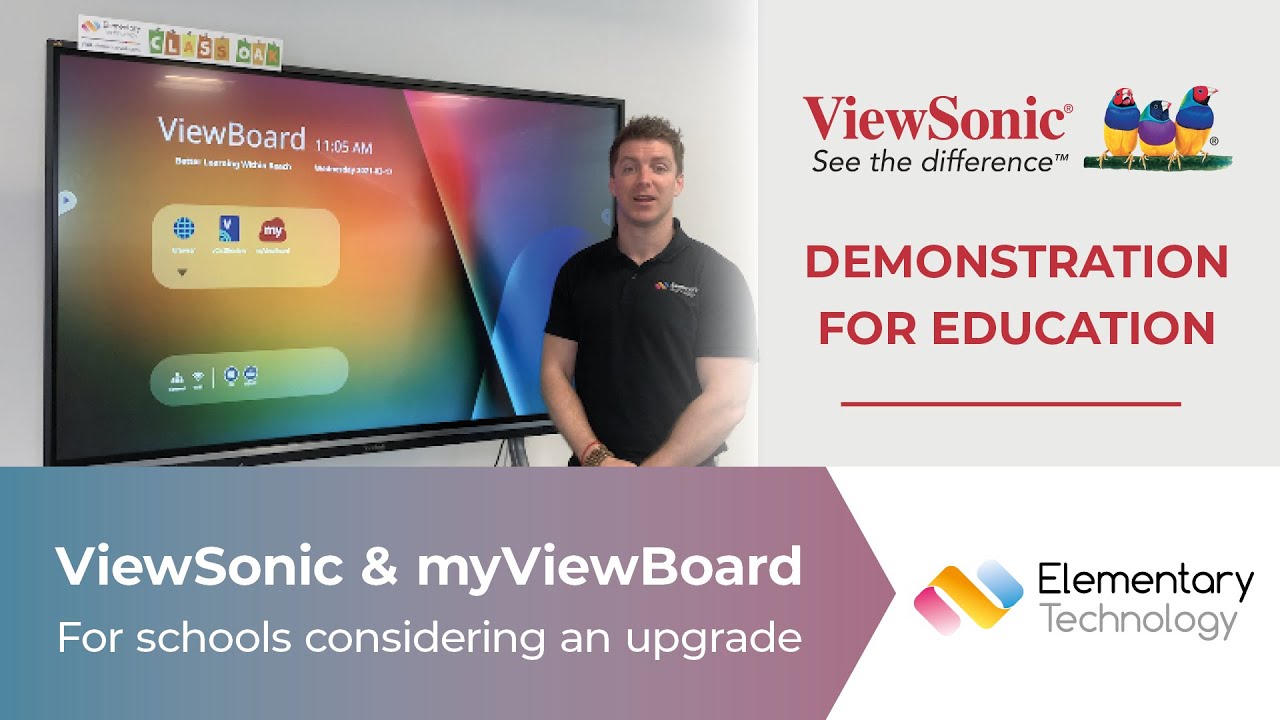 Демонстрация ViewSonic и myViewBoard для школ, рассматривающих возможность обновления.
