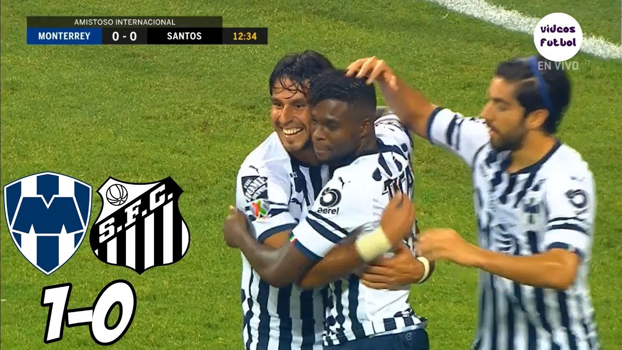 Monterrey vs Santos de Brasil Resumen Completo Amistoso Internacional Pretemporada 2018