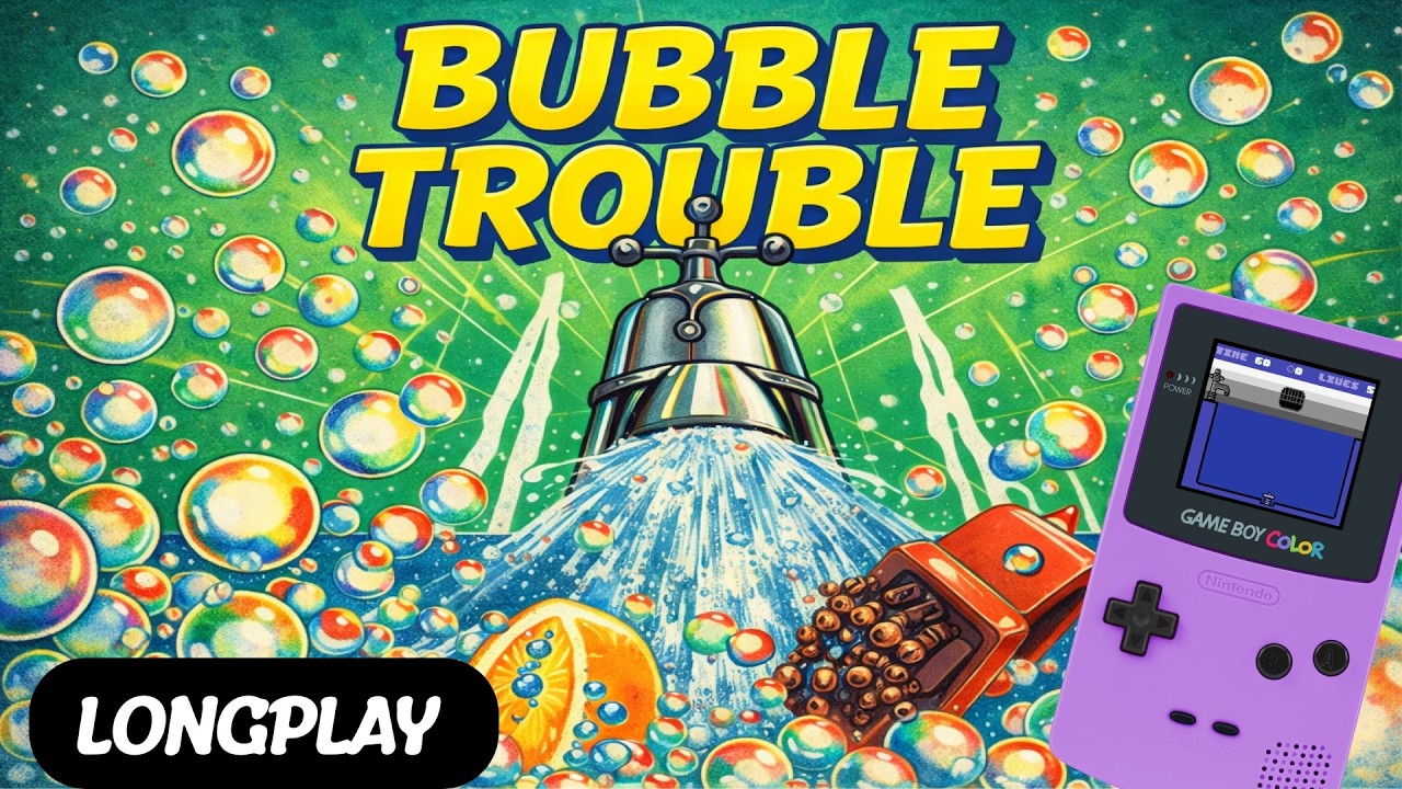 Bubble Trouble - Game Boy Color Longplay video