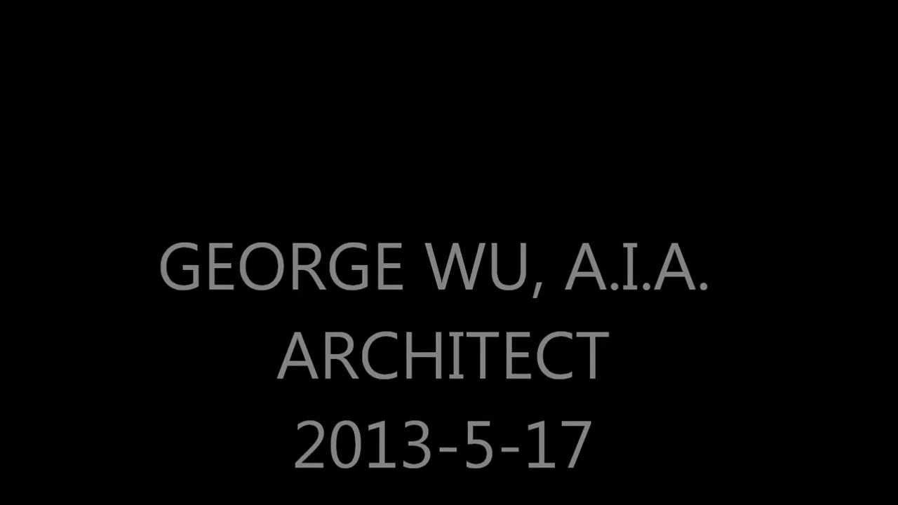 GEORGE WU, A.I.A. ARCHITECT