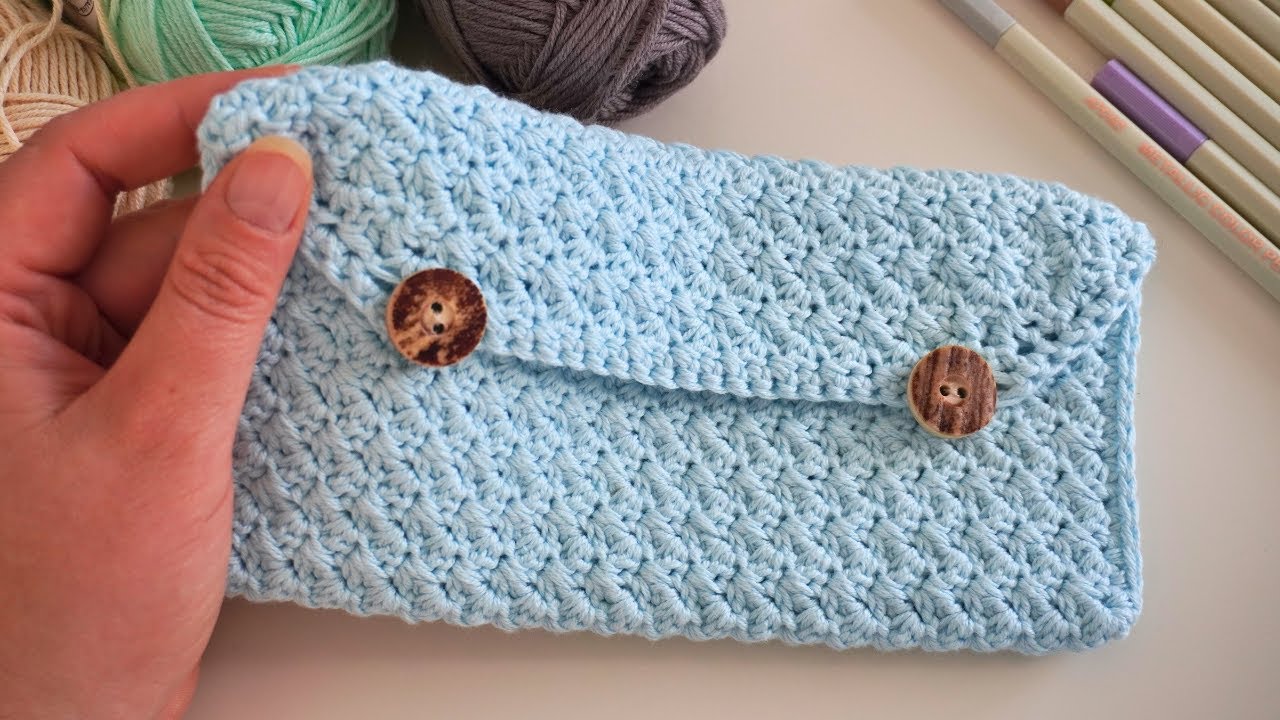 Simple Pouch with Flap | Crochet for Beginners