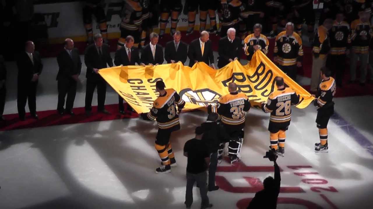 Boston Bruins Banner Raising - 2011 Stanley Cup Champions