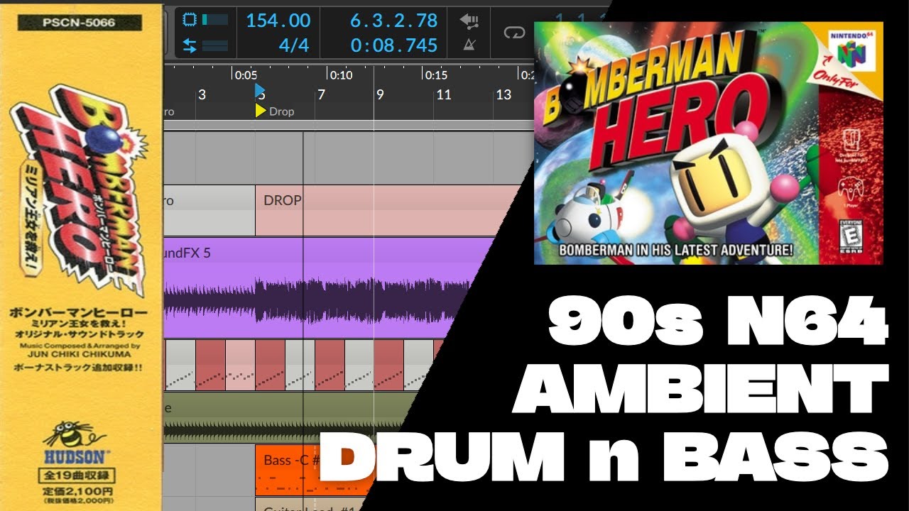 Make 90s N64 Ambient Jungle (Bomberman Hero: “Redial” recreation)