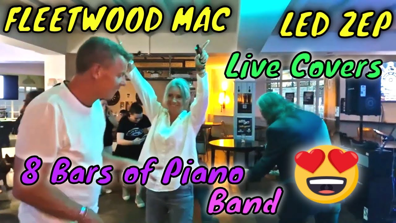 Led Zeppelin & Fleetwood Mac Live Covers - 8 Bars of Piano Rock The Cricketers | Music Gigs