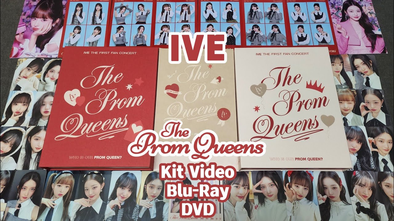 [Unboxing] IVE - THE PROM QUEENS Fan Concert (DVD, Blu-Ray & Kit Video ver.) with Apple Music POB