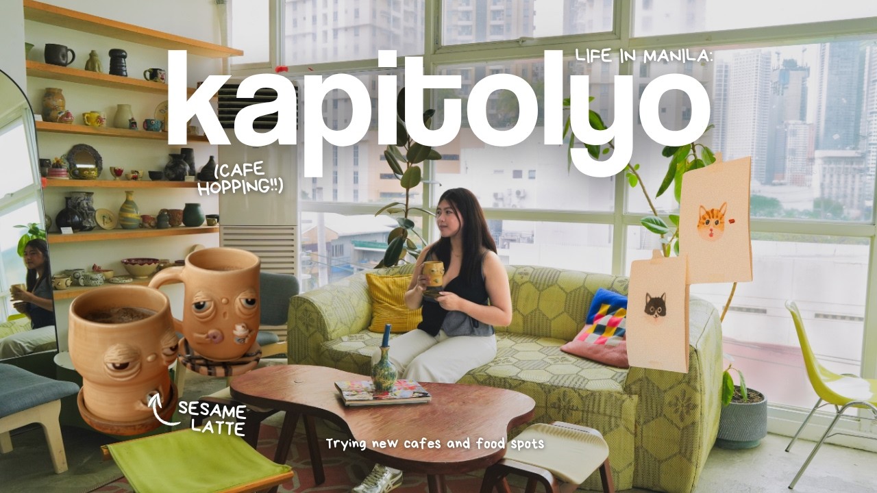 cafe hopping in kapitolyo ☕️ wabi sabi, arts & beans, and trying underrated food spots!