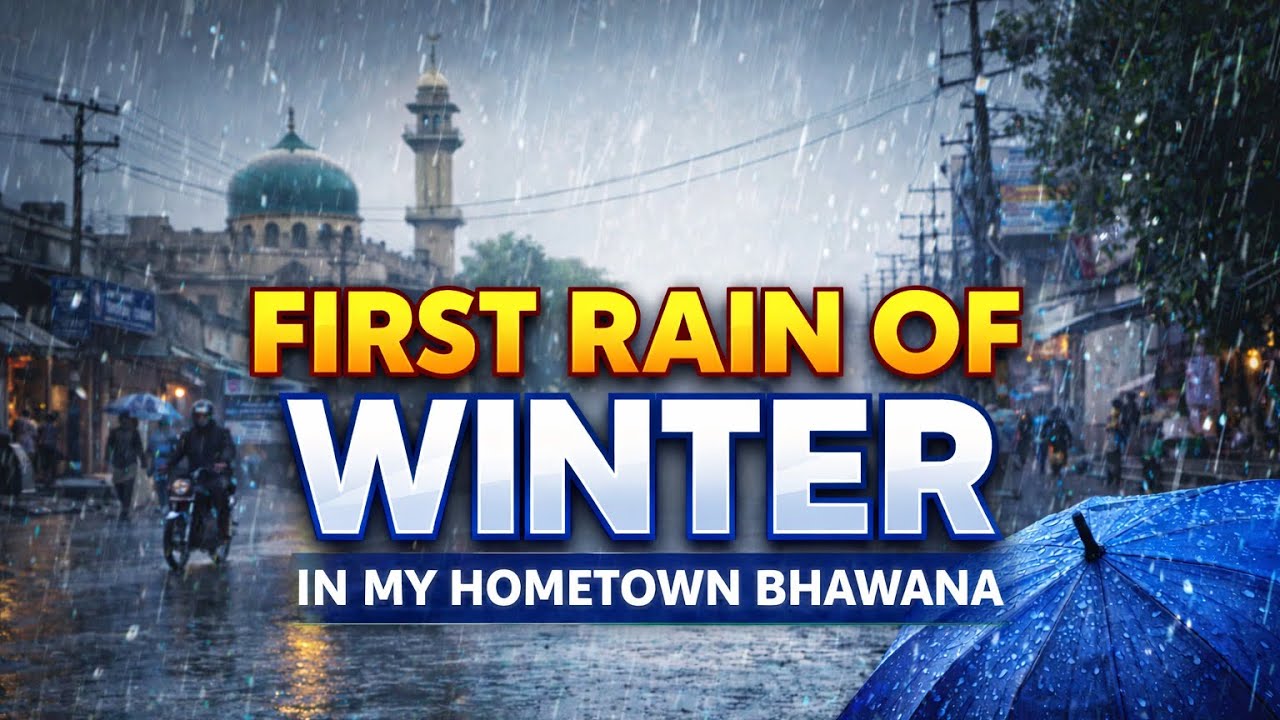 Sardi ki pehli baarish ⛈️| Winter Rain Vlog | Bhawana | #sonuvlog190
