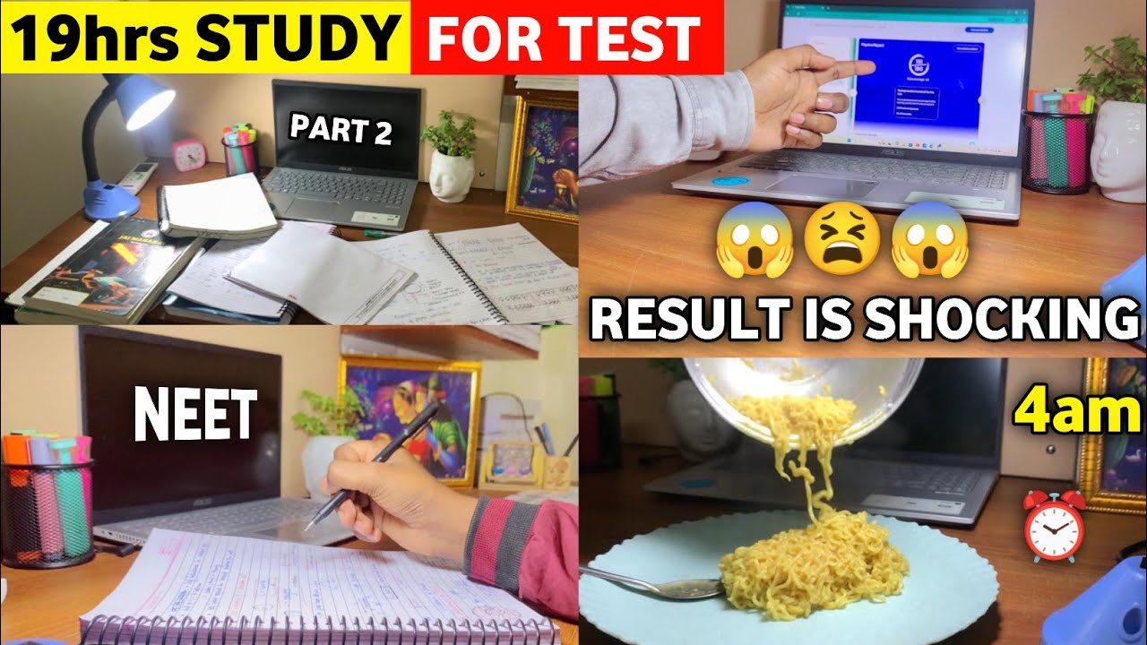 19Hrs Study Preparing For Allen Kota Classroom Test But Result..😥 Study Vlog | NEET ASPIRANT VLOG 