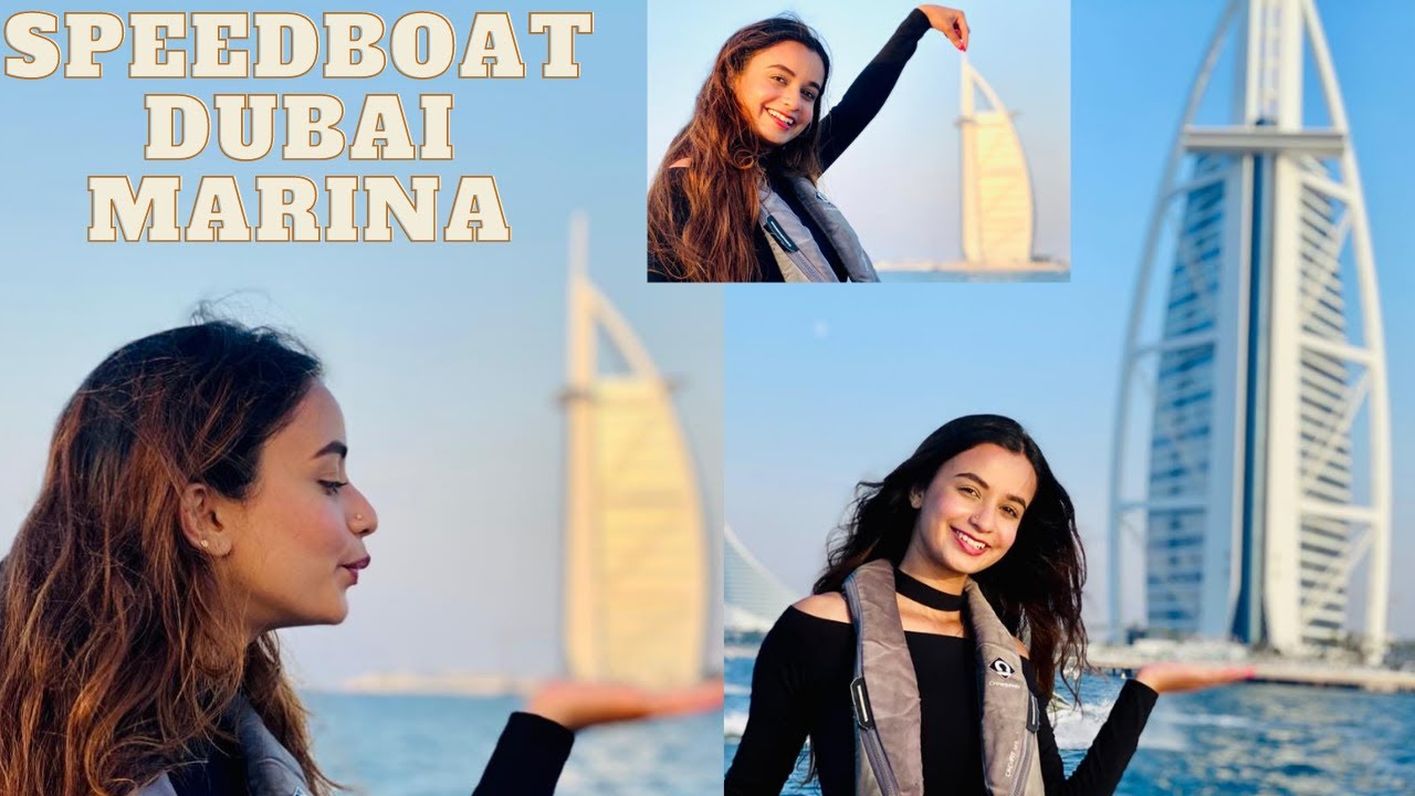 Speedboat Tour Around Dubai Marina, Atlantis, Palm Jumeirah & Burj Al Arab  | Amazing Experience