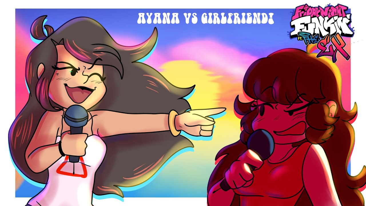 FRIDAY NIGHT FUNKIN // Vs. The Ex // AYANA VS GIRLFRIEND! // Mod Animation