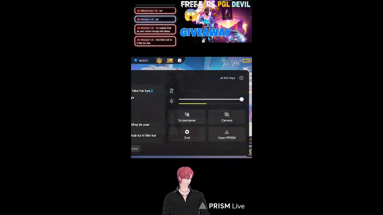 Live streaming of PGL DEVIL
