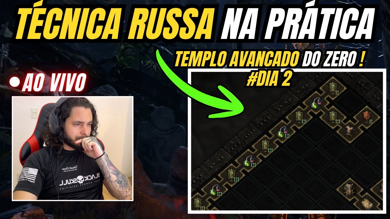 [PoE2 0.4] 🚨 APLICANDO AS TÉCNICAS RUSSAS! 🚨 NOSSO NOVO TEMPLO VAI FICAR TOP 🚨 DIA 2