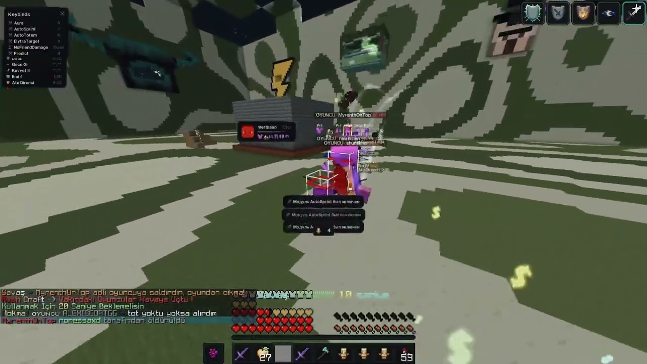 DİMASİK X NURSULTAN CRACKED EDİTİON BY -RAXEİN #minecraft #nursultan #dimasik #hack #hile #elytrapvp