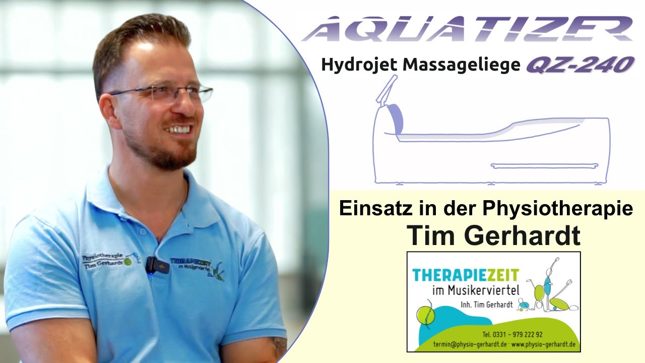 Aquatizer QZ-240 Hydrojet Massageliege Interview: Therapiezeit im Musikerviertel