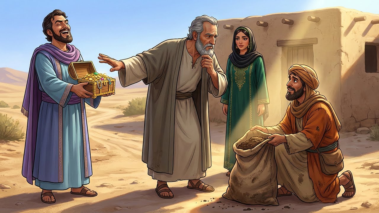 أب رفض صناديق الذهب وزوج ابنته مقابل كيس تراب.. ما حدث بعد عام صدم القرية!!