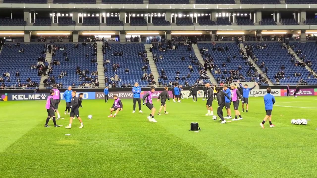 '26.2.19 ガンバ大阪 vs 浦項スティーラース 試合前ロンド1
