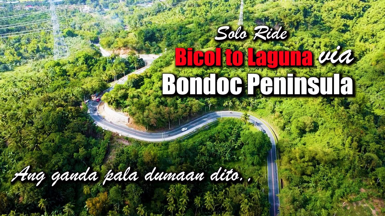 SORSOGON TO SAN PEDRO LAGUNA VIA BONDOC PENINSULA SOLO RIDE