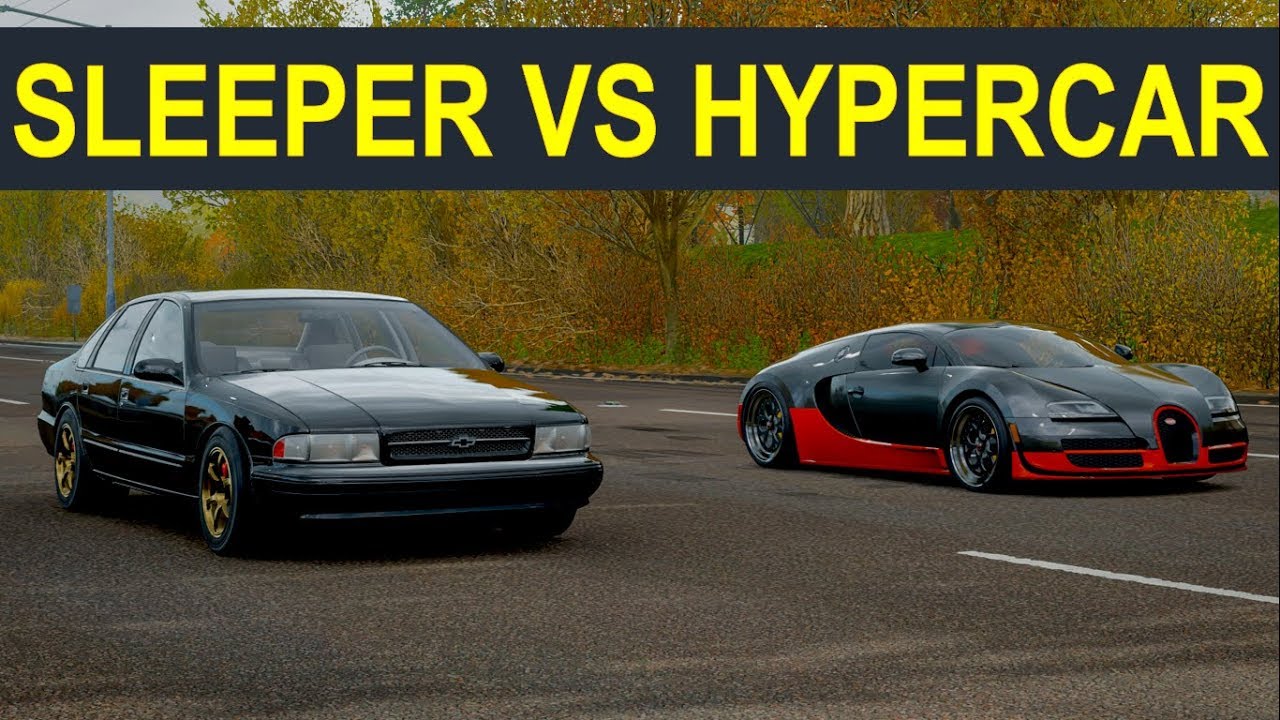 Chevrolet Impala SS vs. Bugatti Veyron SS - Forza Horizon 4 Drag Race