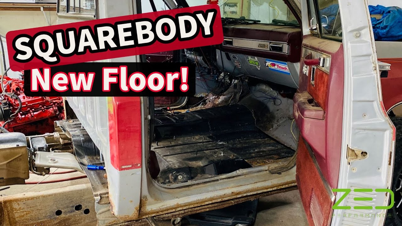 Square Body Duramax Swap [ Welding cab to new floor ]
