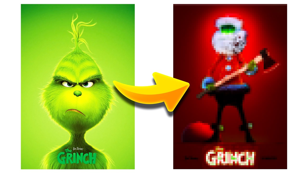 Превращение постеров к фильмам студии Illumination в ужасы