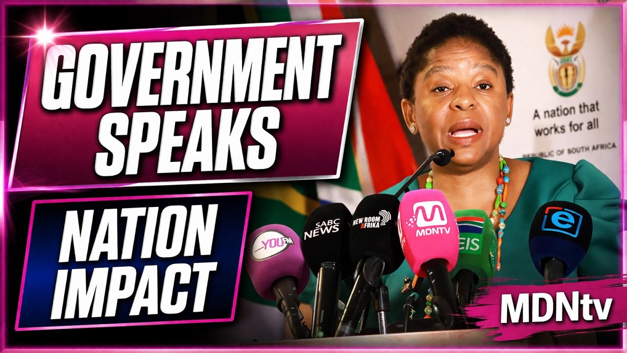 CABINET BRIEFING BY MINISTER NTSHAVHENI | SOUTH AFRICA GOVERNMENT UPDATE