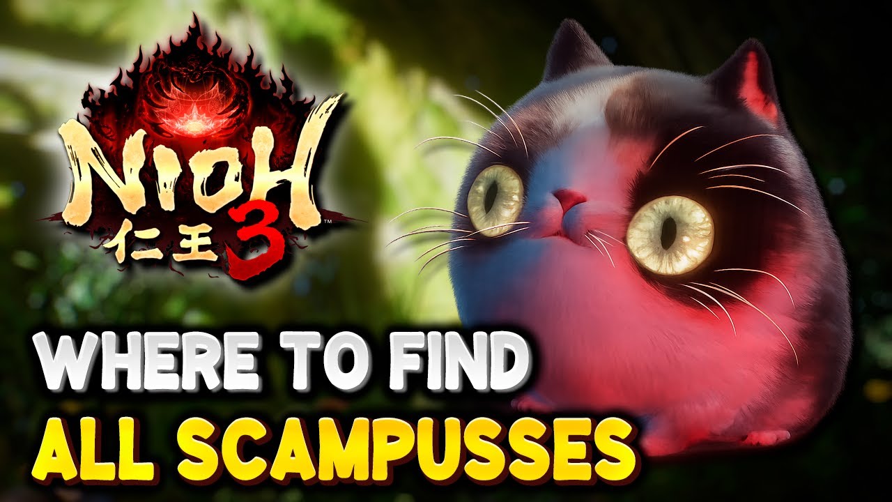 Nioh 3 ALL SCAMPUSS LOCATIONS (Scampuss Enthusiast Trophy / Achievement Guide)