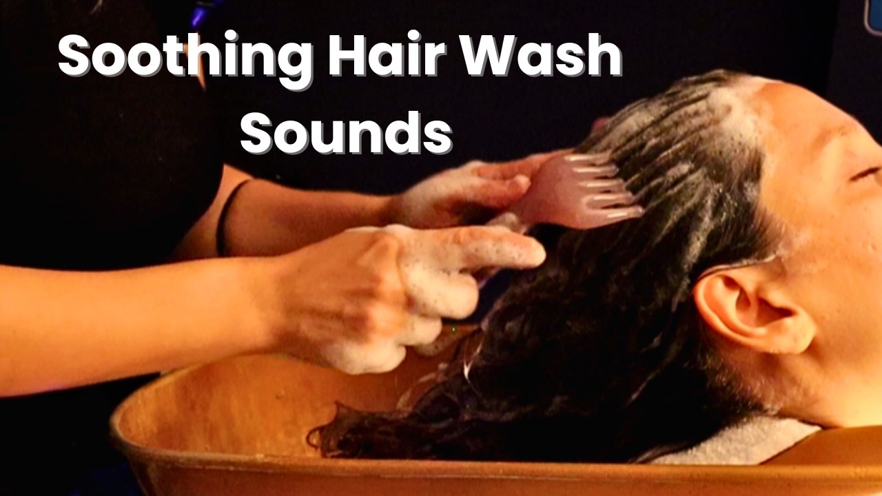 ASMR Real Person Scalp Massage & Shampoo | Deep Relaxation Hair Wash Sounds (ft. @asmrmoonflow)