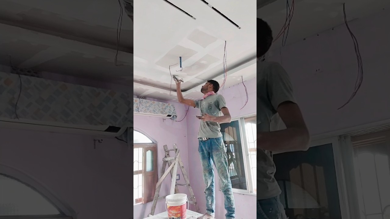 🖌️🖌️ new painting video Asian Paint false ceiling putty 