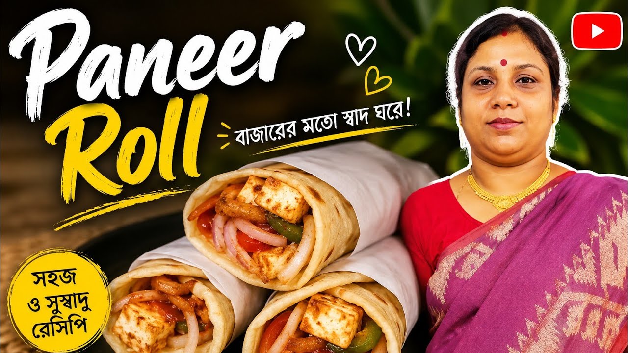Paneer Roll l পনির রোল বানিয়ে নিন।
