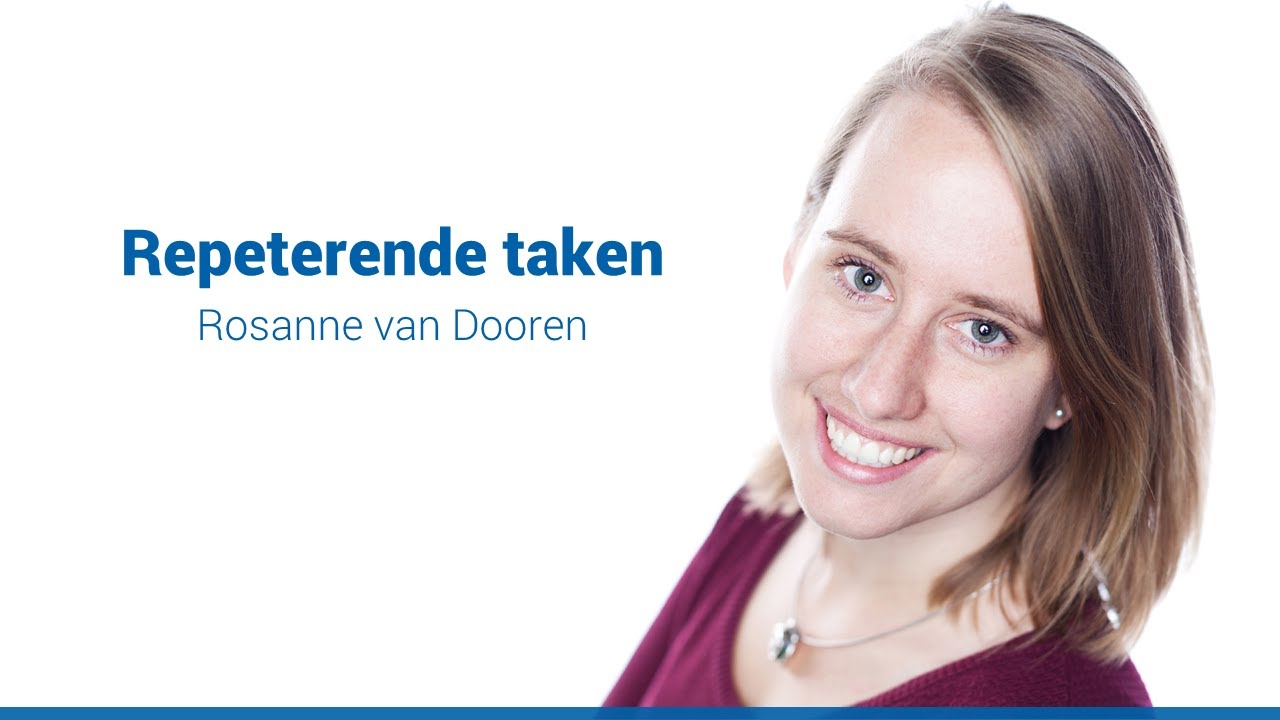 Repeterende taken - Rosanne van Dooren
