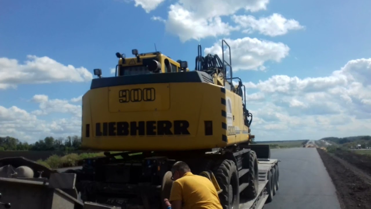 ТРАНССТРОЙМЕХАНИЗАЦИЯ LIEBHERR A900 ZW ЭКСКАВАТОР . ГИМН ЭКСКОВАТОРЩИКОВ ТСМ