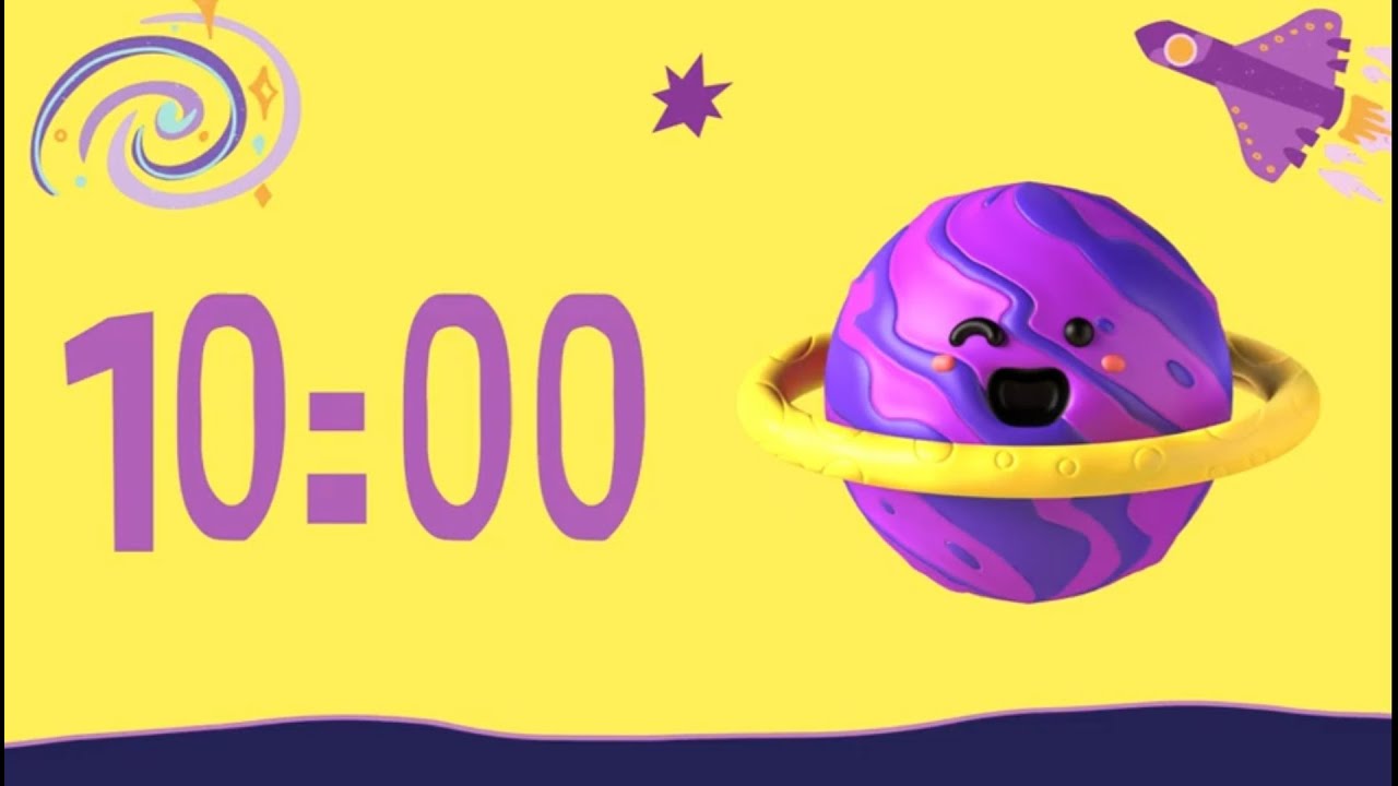 10 Minute Science/Space Theme Timer with Music