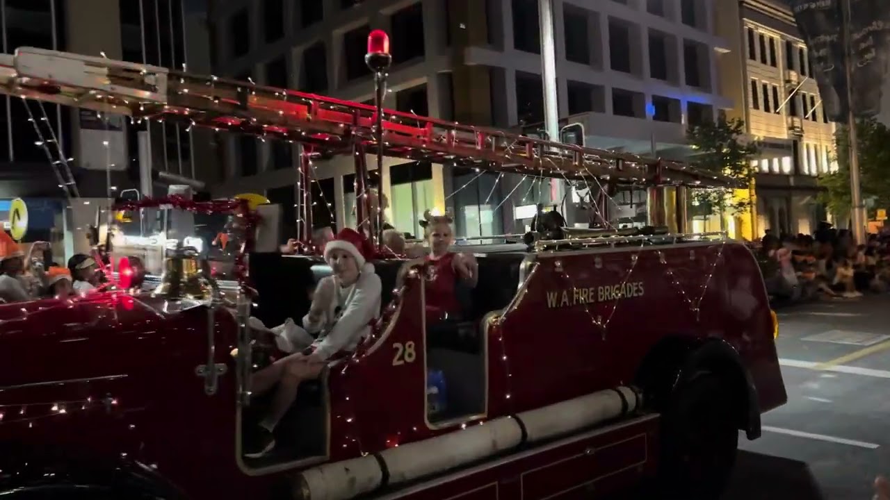 Christmas Pageant Parade 2023. Perth Western Australia