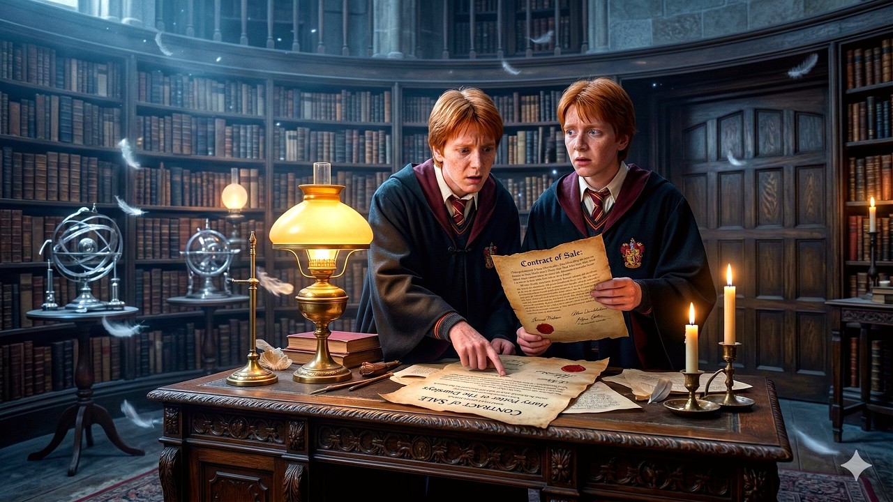 What If The Weasley Twins Found A Contract In Dumbledore's Office Proving Harry Was Sold To The Durs