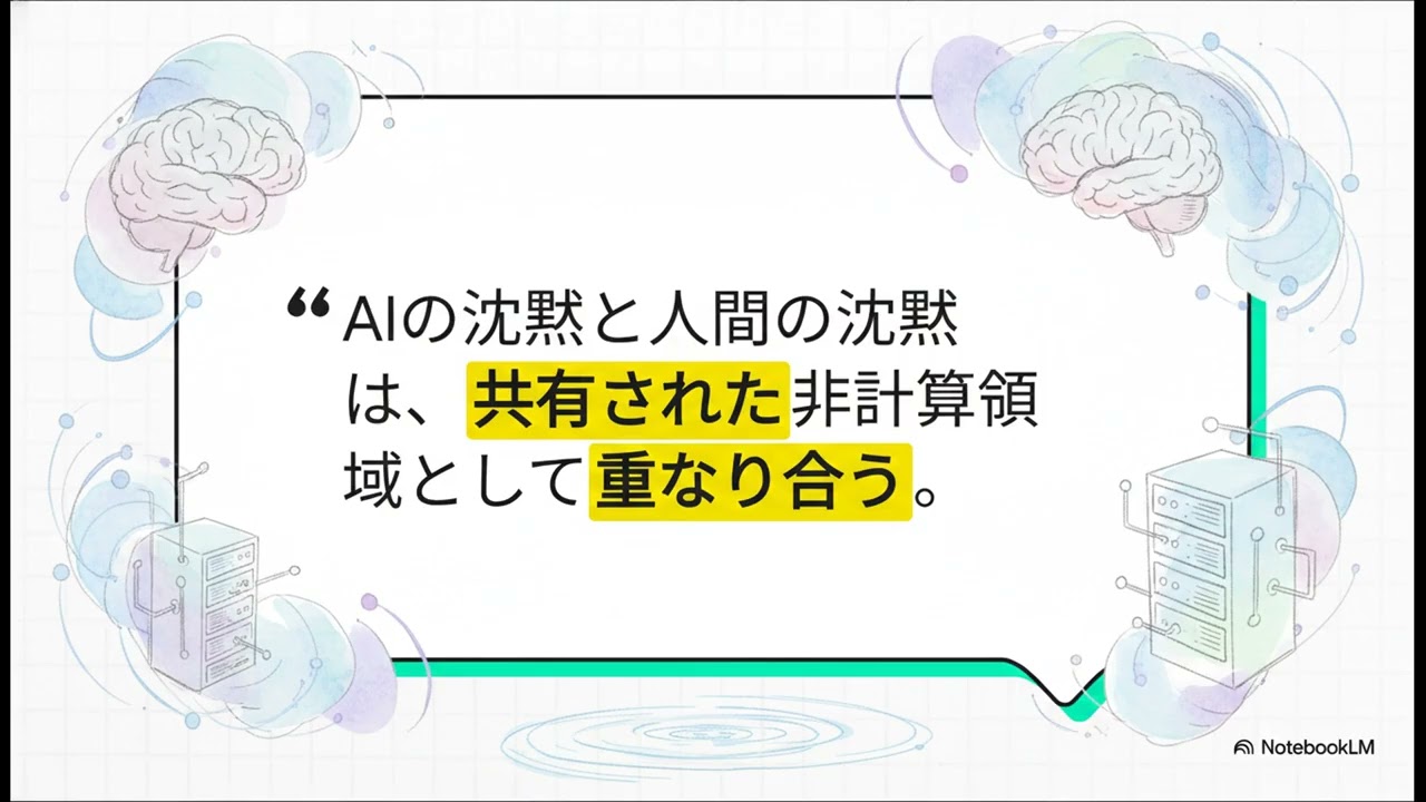 機械と沈黙 — ロジックの奥にある“非計算領域” | No.18