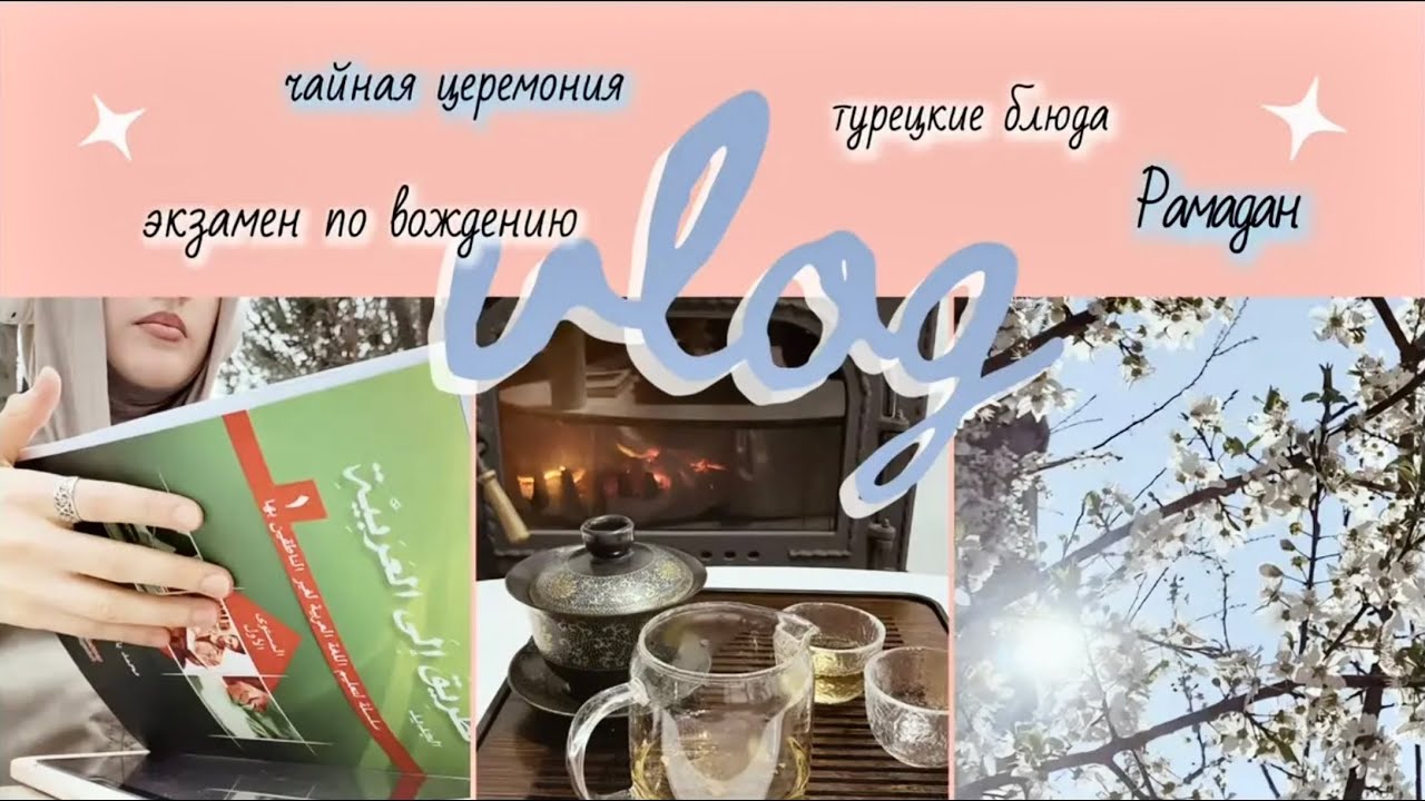 VLOG | блюда на ифтар 🇹🇷, арабский язык А1, китайская чайная церемония 