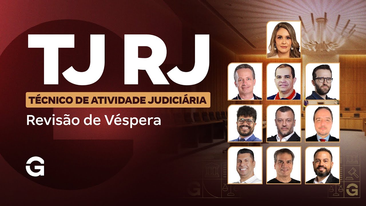 Concurso TJ RJ | Revisão de Véspera: Técnico de Atividade Judiciária
