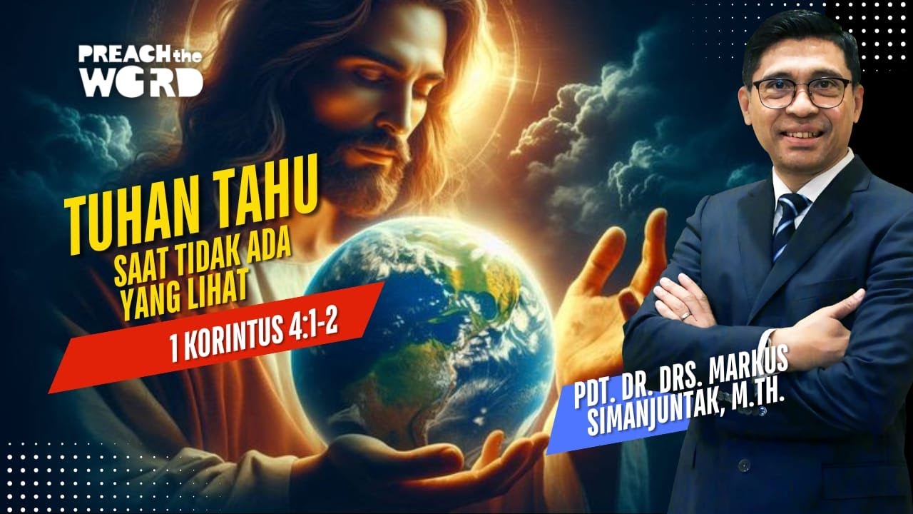 “TUHAN TAHU SAAT TIDAK ADA YANG LIHAT! 👁️✨ | 1 Korintus 4:1-2”