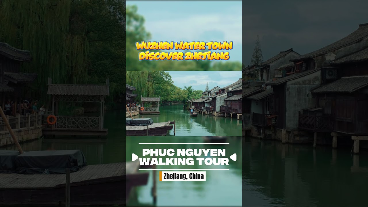 Inside a Chinese Painting: Exploring Wuzhen Water Town | 4K Walking Tour Ultra HD