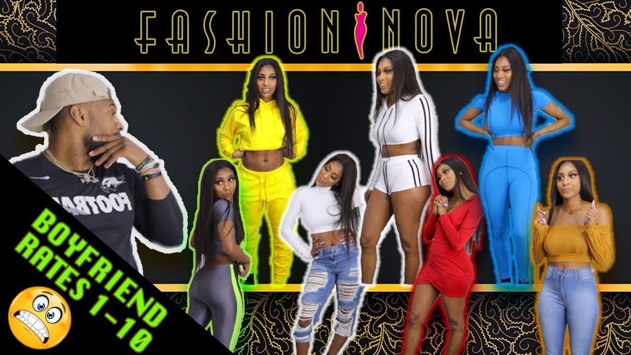 BOYFRIEND RATES MY FASHION NOVA OUTFITS!