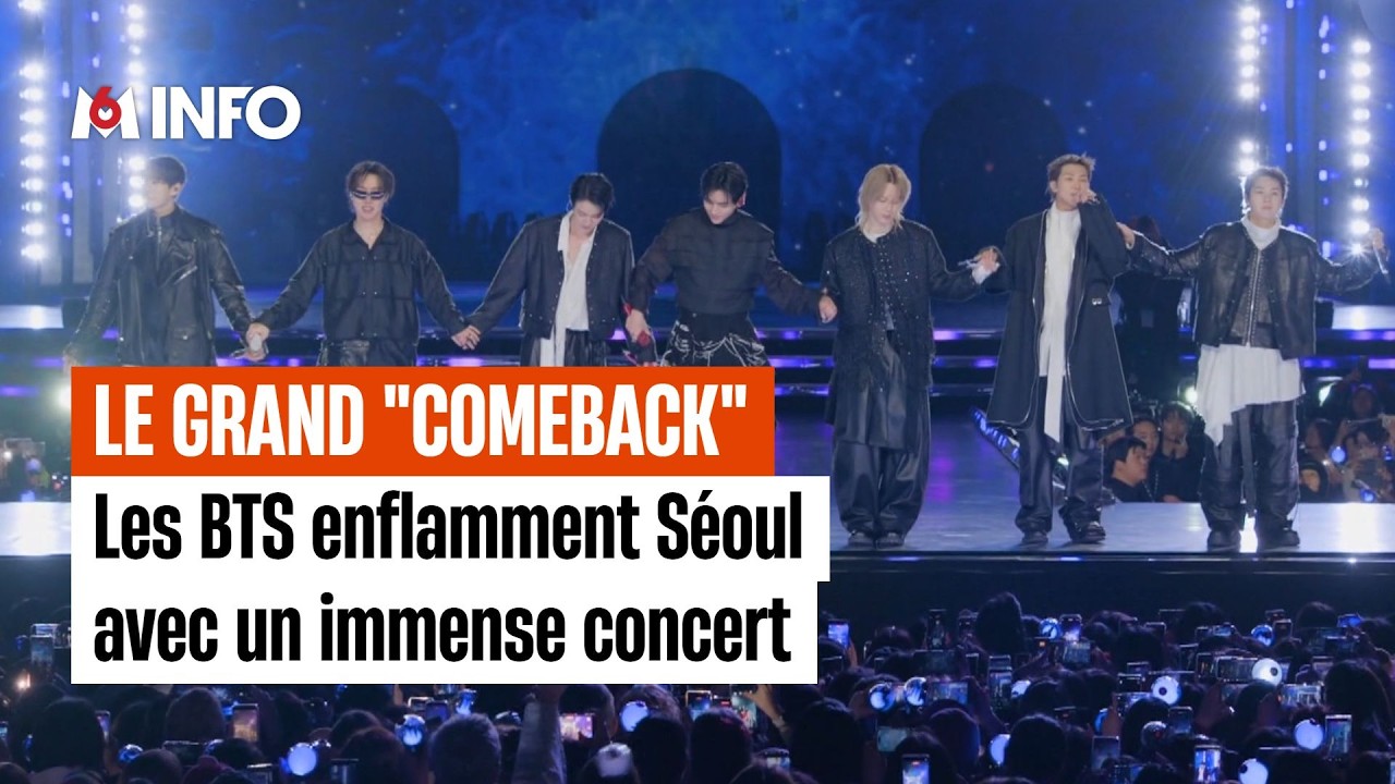 Les BTS enflamment S&eacute;oul avec un immense concert