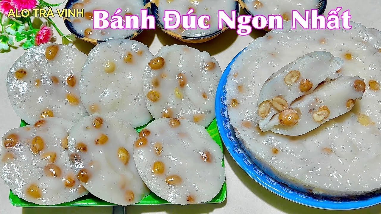 Ngon Hơn Bánh Đúc Lá Dứa, Dễ Làm, Mềm Dẻo Béo Ngậy, Ăn Là Thích Ngay- Peanut Cake