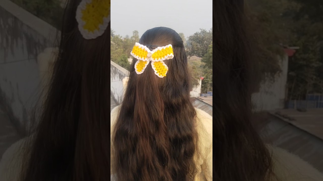 beautiful crochet Bow 😍 