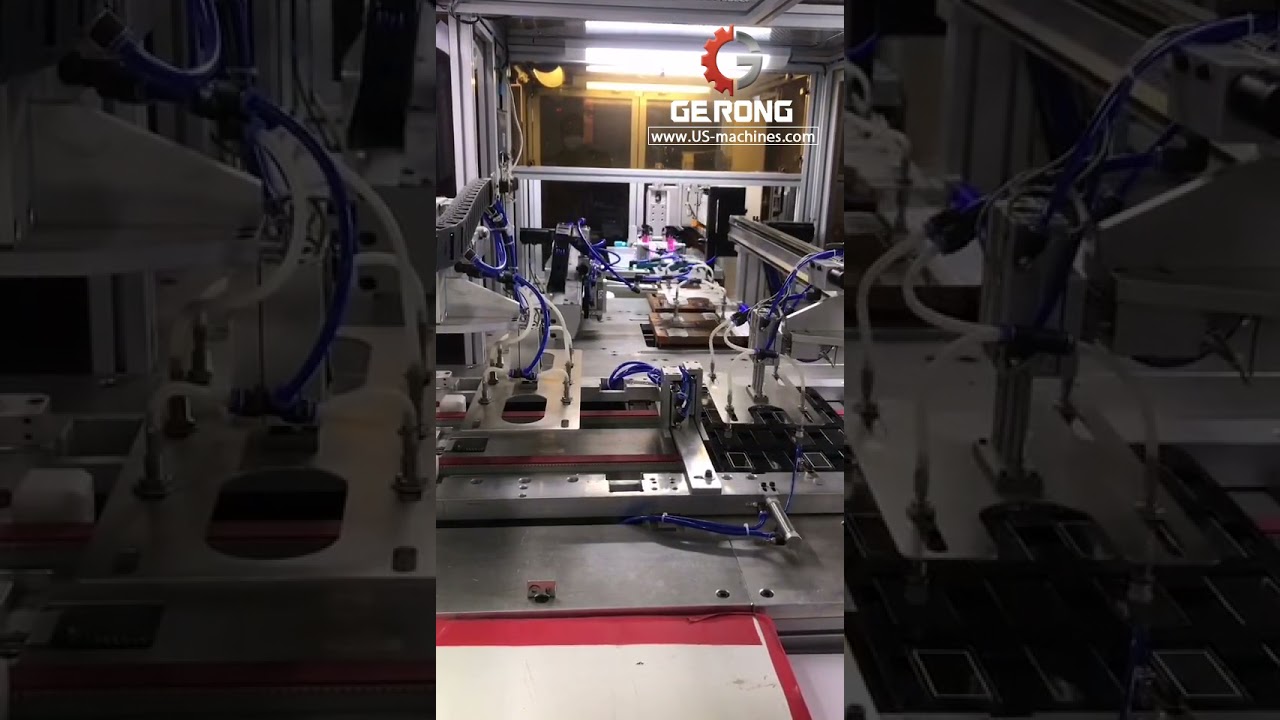 Fully automatic screen printing machine silk printing equipment 24 pieces per hour