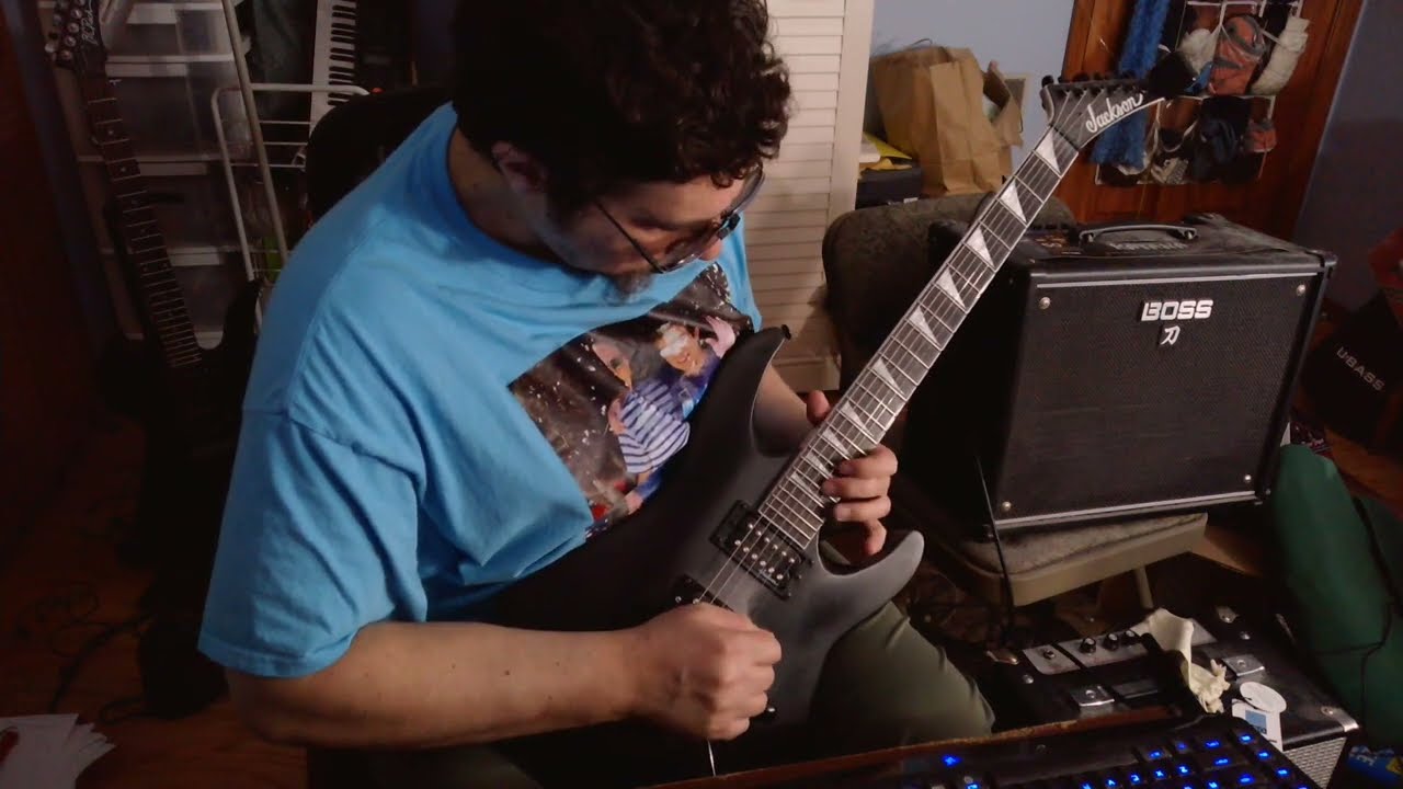 EB Guitar Soloing To Waterfall Stone Roses Feb 27th 2026