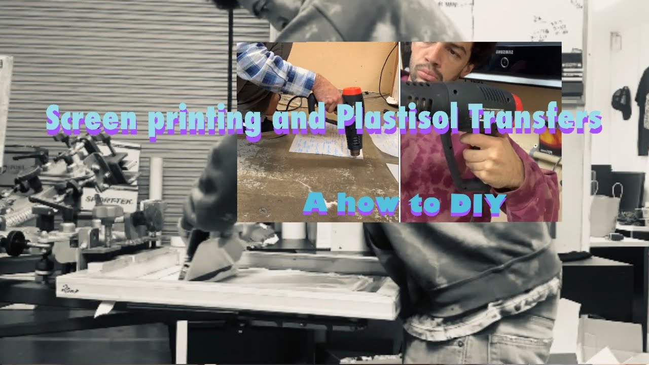 A Screen Printing method - Plastisol Transfers