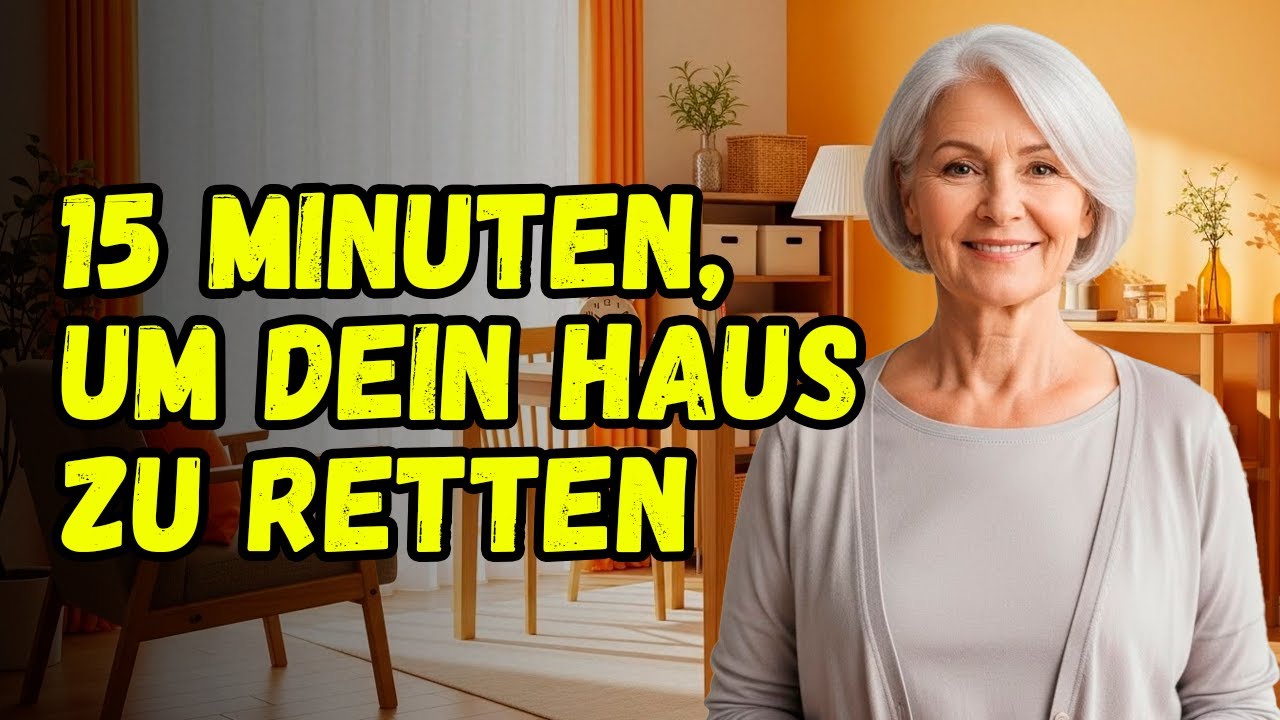 10 Tägliche Gewohnheiten für Frauen 60+ für ein Sauberes, Ruhiges Zuhause in Wenigen Minuten