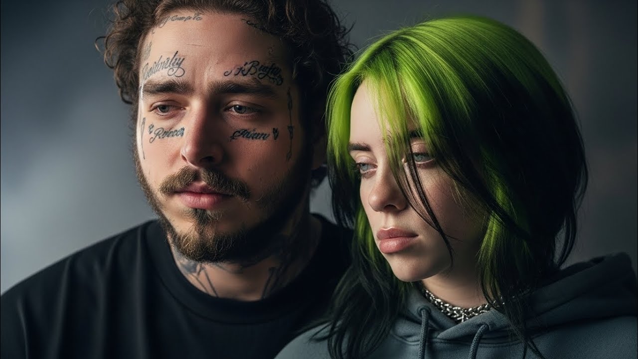 Post Malone Ft Billie Eilish - Esay On Me (Lyrics Video)