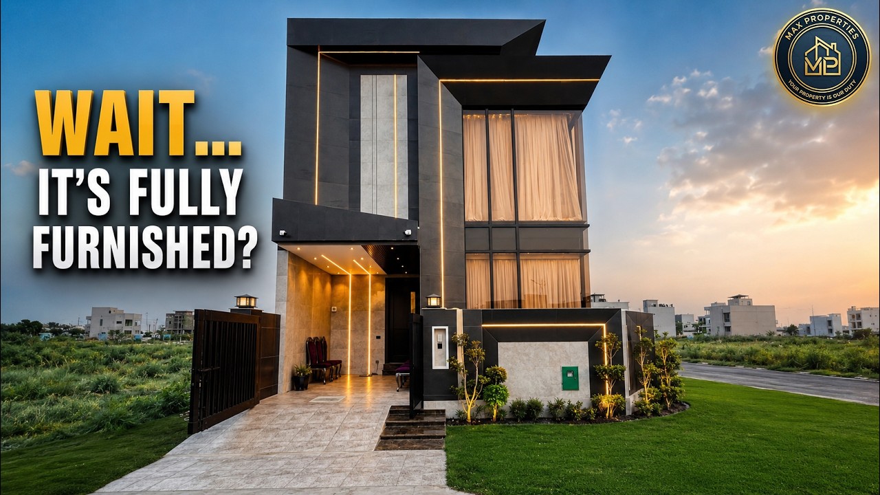 5 Marla FULLY FURNISHED Designer House in DHA Lahore Phase 9 Town | Luxury Beyond Expectations
