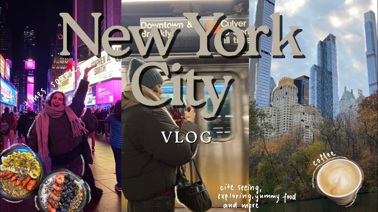 New York Vlog 🗽 exploring the city, eating delicious food and more